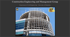 Desktop Screenshot of construction.ce.umanitoba.ca