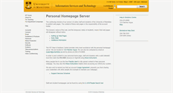 Desktop Screenshot of phad.cc.umanitoba.ca