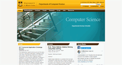 Desktop Screenshot of cs.umanitoba.ca