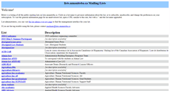 Desktop Screenshot of lists.umanitoba.ca