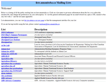 Tablet Screenshot of lists.umanitoba.ca