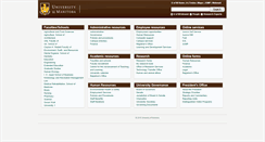 Desktop Screenshot of intranet.umanitoba.ca