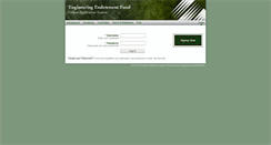 Desktop Screenshot of endowment.eng.umanitoba.ca