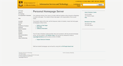 Desktop Screenshot of home.cc.umanitoba.ca